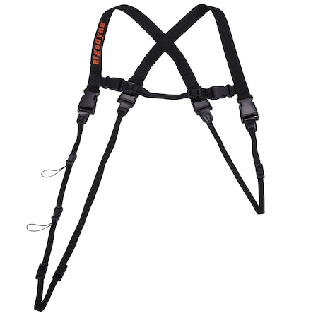 Ergodyne Barcode Scanner Lanyard Harness, Black, Size XL 3132XL